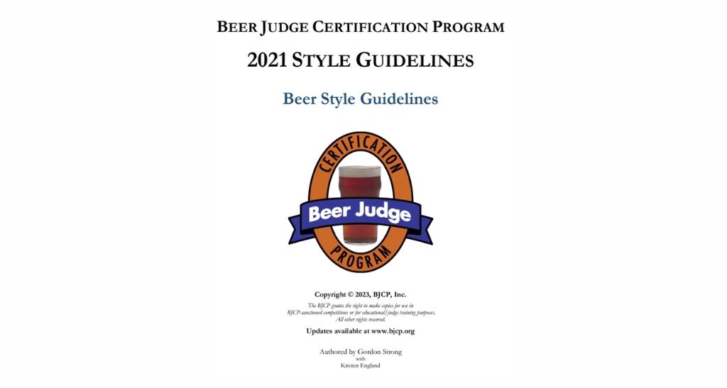 bjcp style guidelines 2021