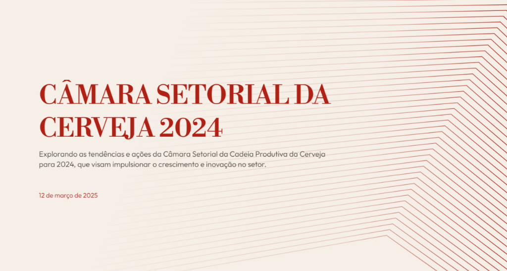 camara setorial da cerveja